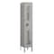 Salsbury Industries 1 Tier Vented Locker, 12"Wx66"Hx12"D, 1 Door, Gray, Unassembled 71152GY-U - alternate 1
